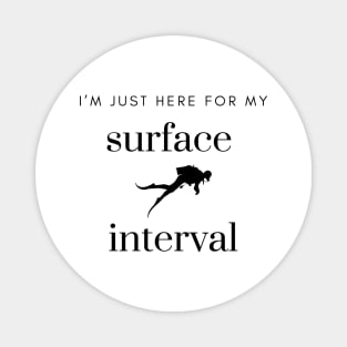 Surface Interval Scuba Diving Magnet